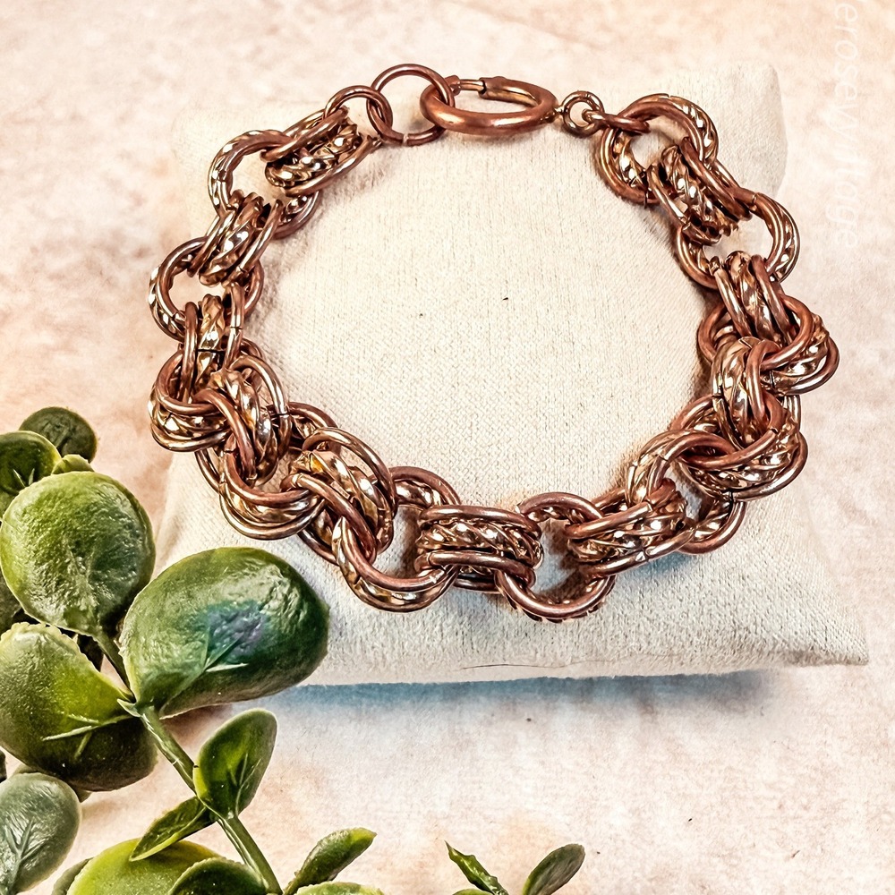 Copper Chainmaille Bracelet